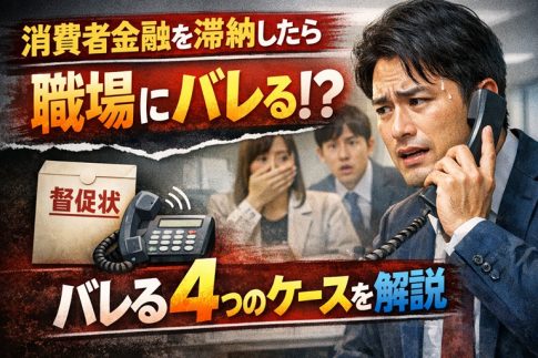 消費者金融を滞納したら職場にバレる？バレる4つのケースを解説